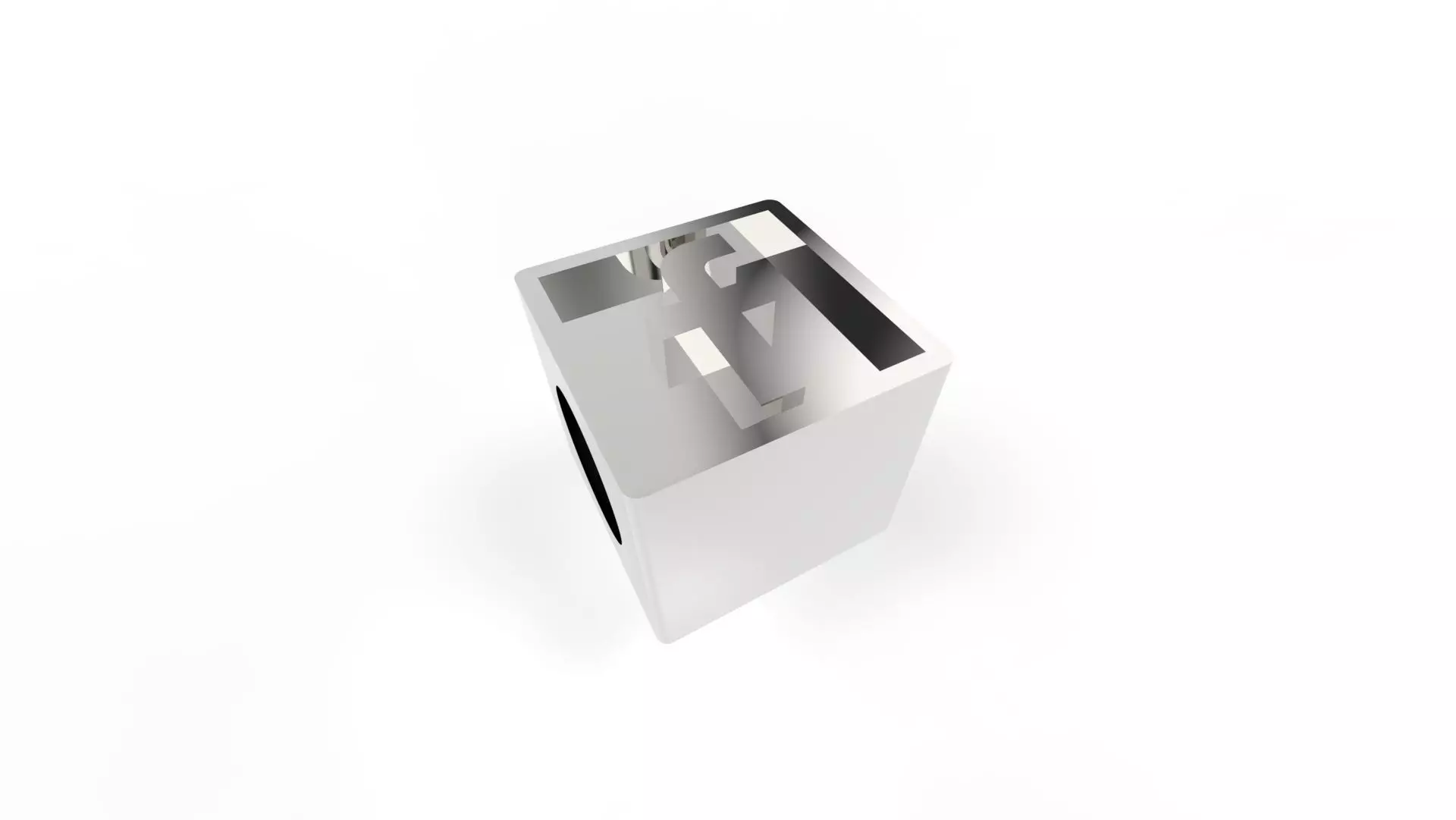 Face Book Charm 3D print model_0