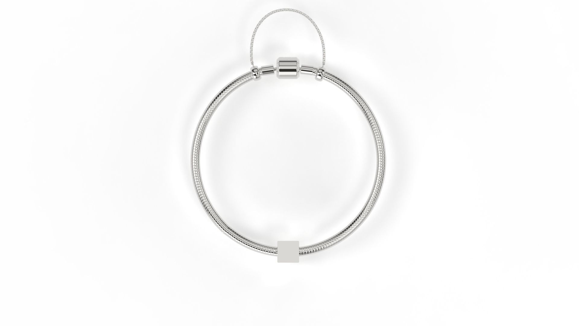 Face Book Charm 3D print model_2