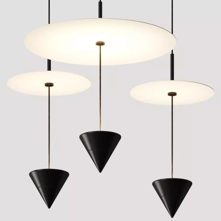 Karman Stralunata Pendant Lamp 3D model_0