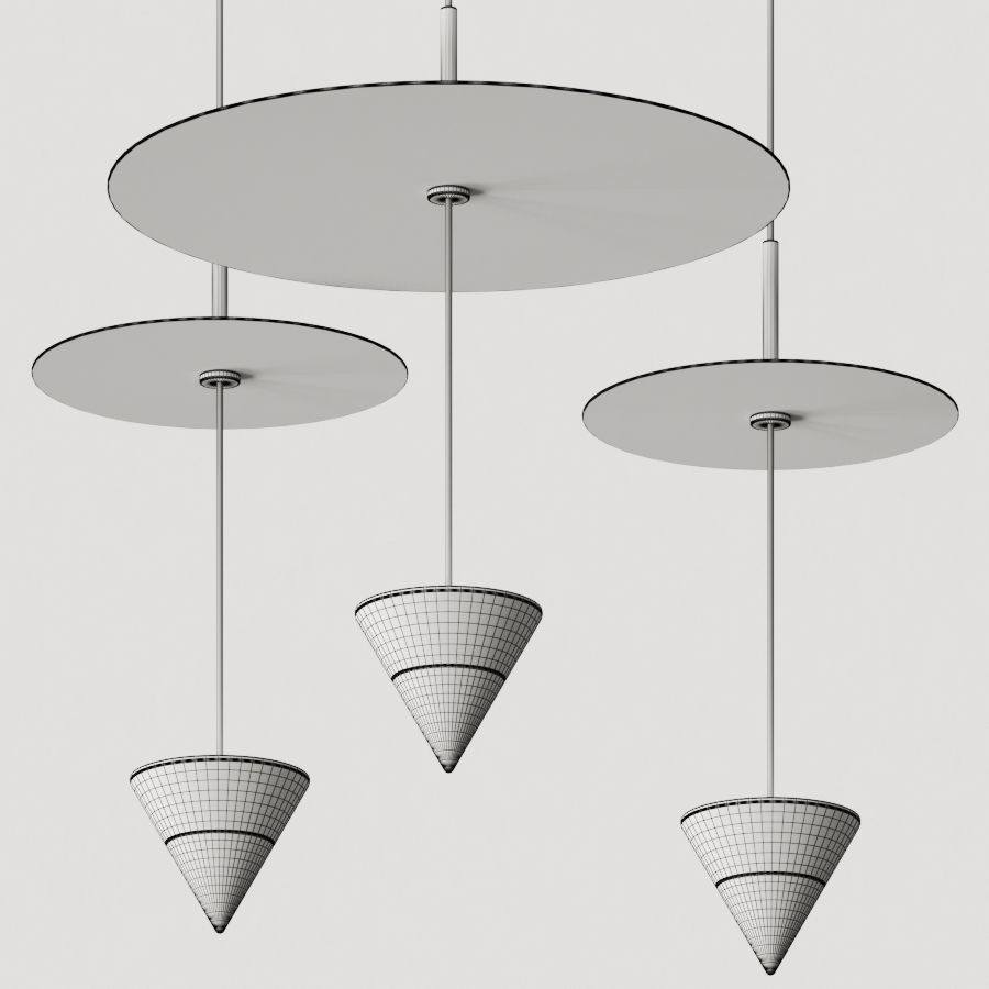 Karman Stralunata Pendant Lamp 3D model_2