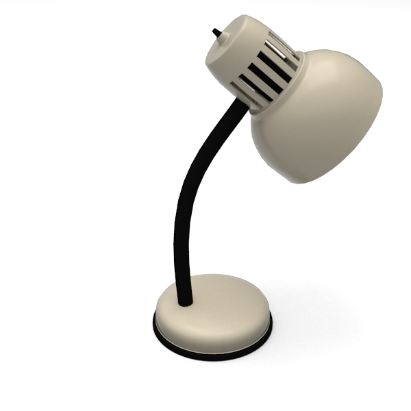 Desk lamp 3D model_3