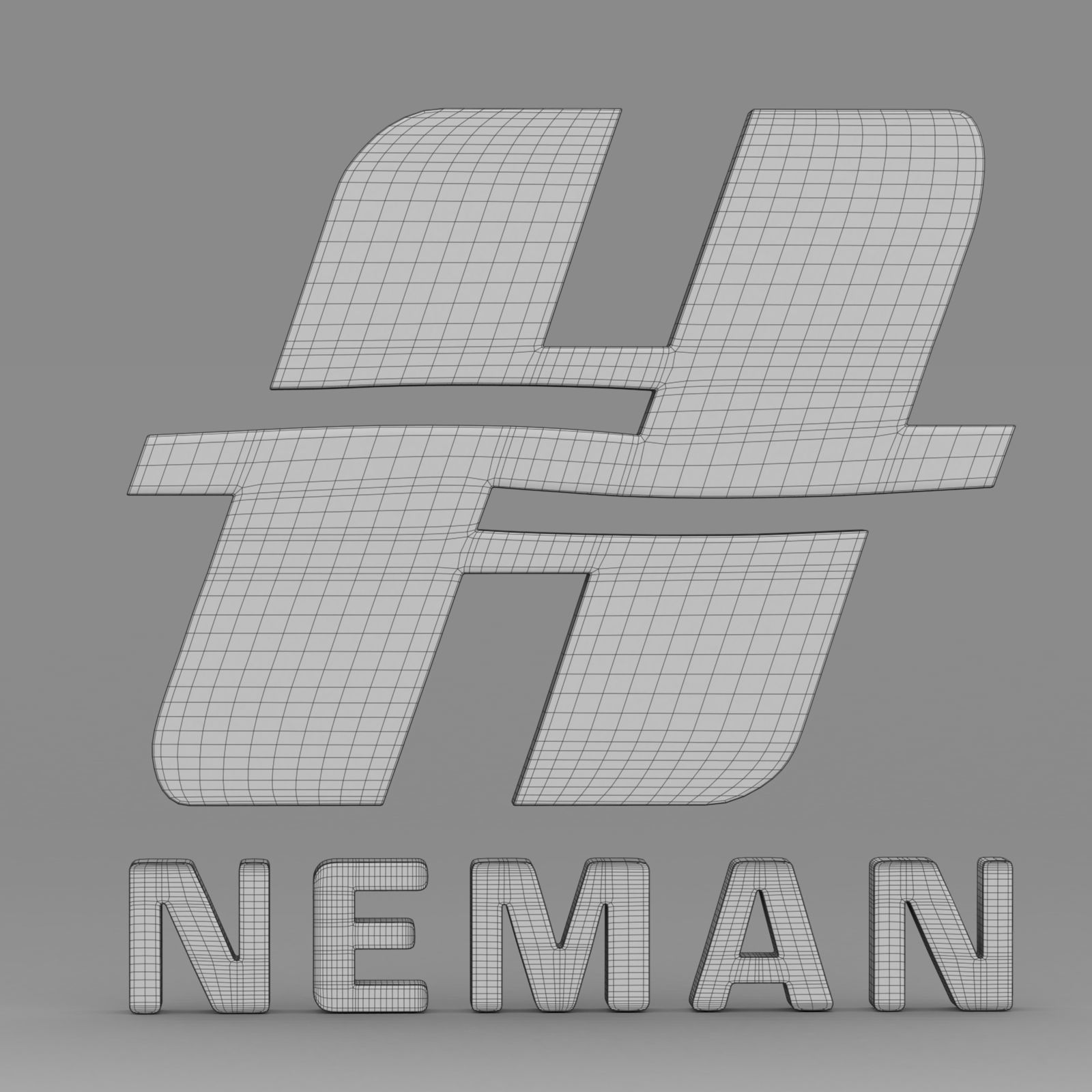 neman logo 3D model_13