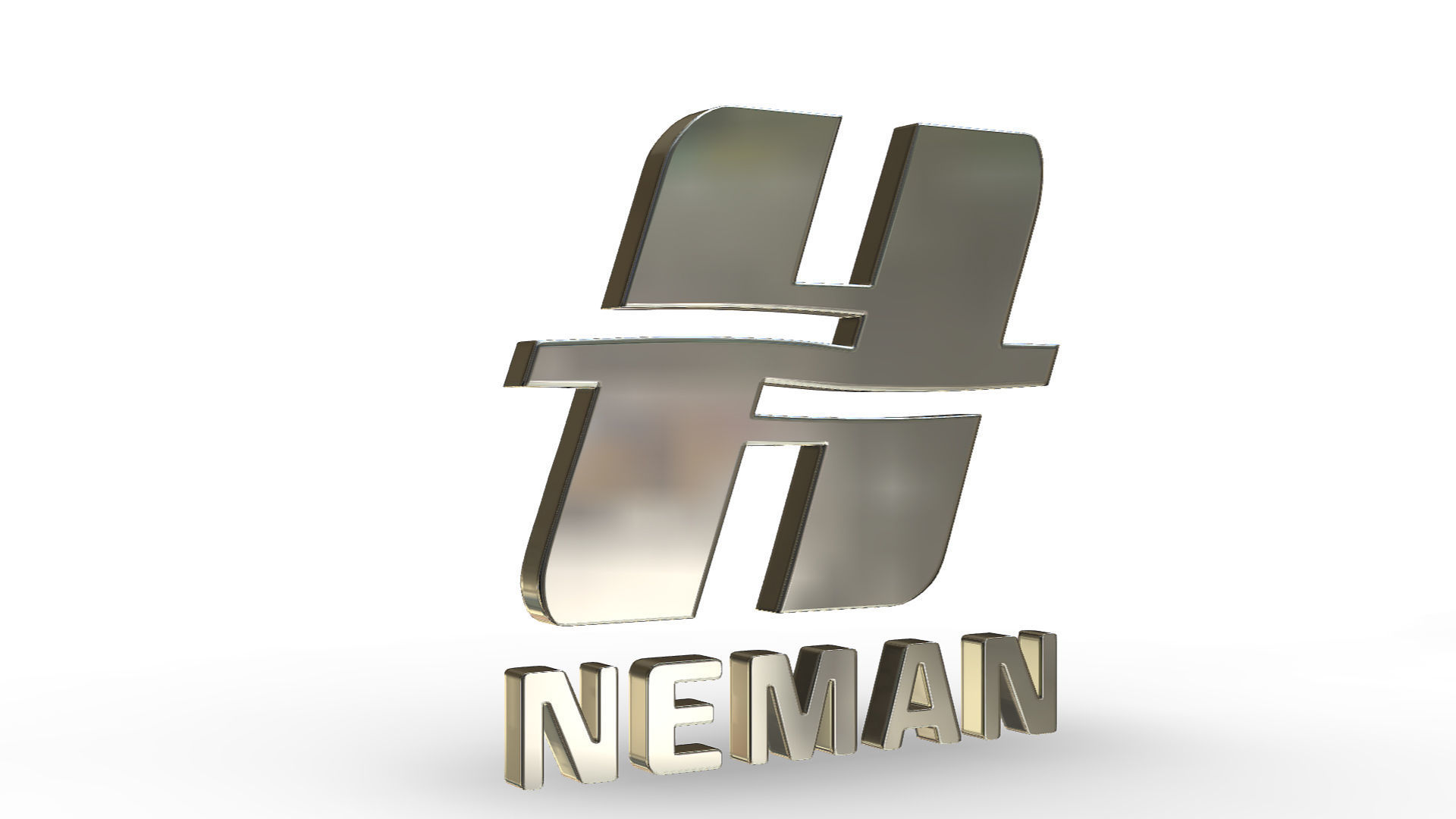 neman logo 3D model_1