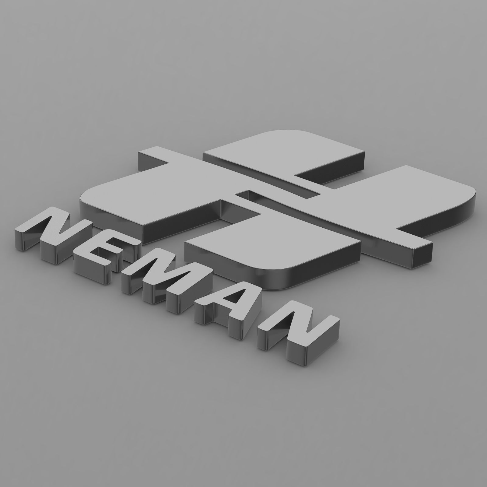 neman logo 3D model_11