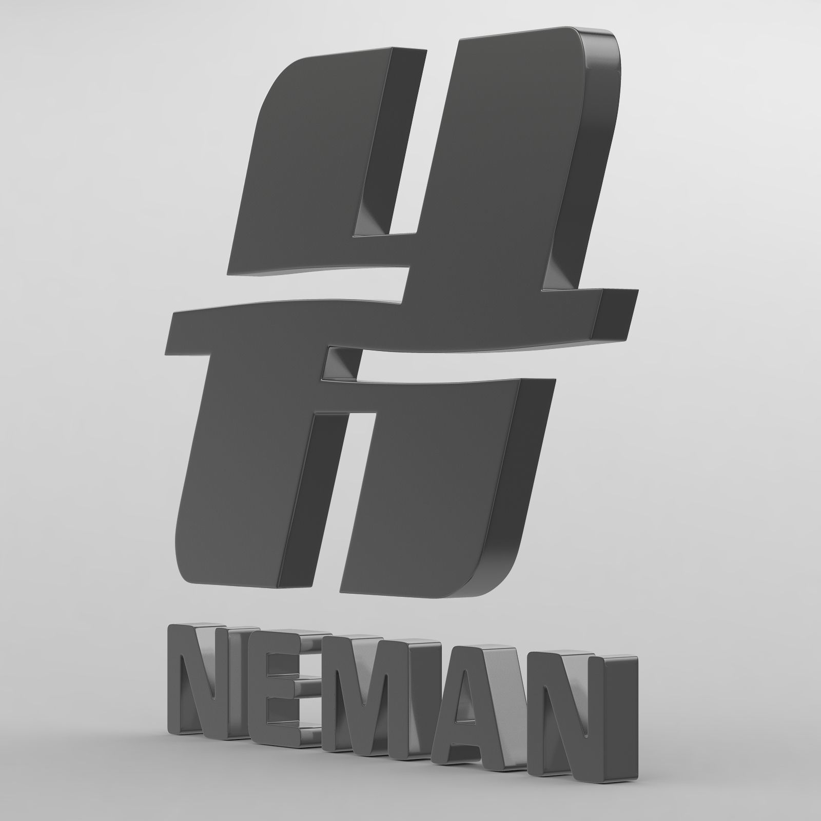 neman logo 3D model_8