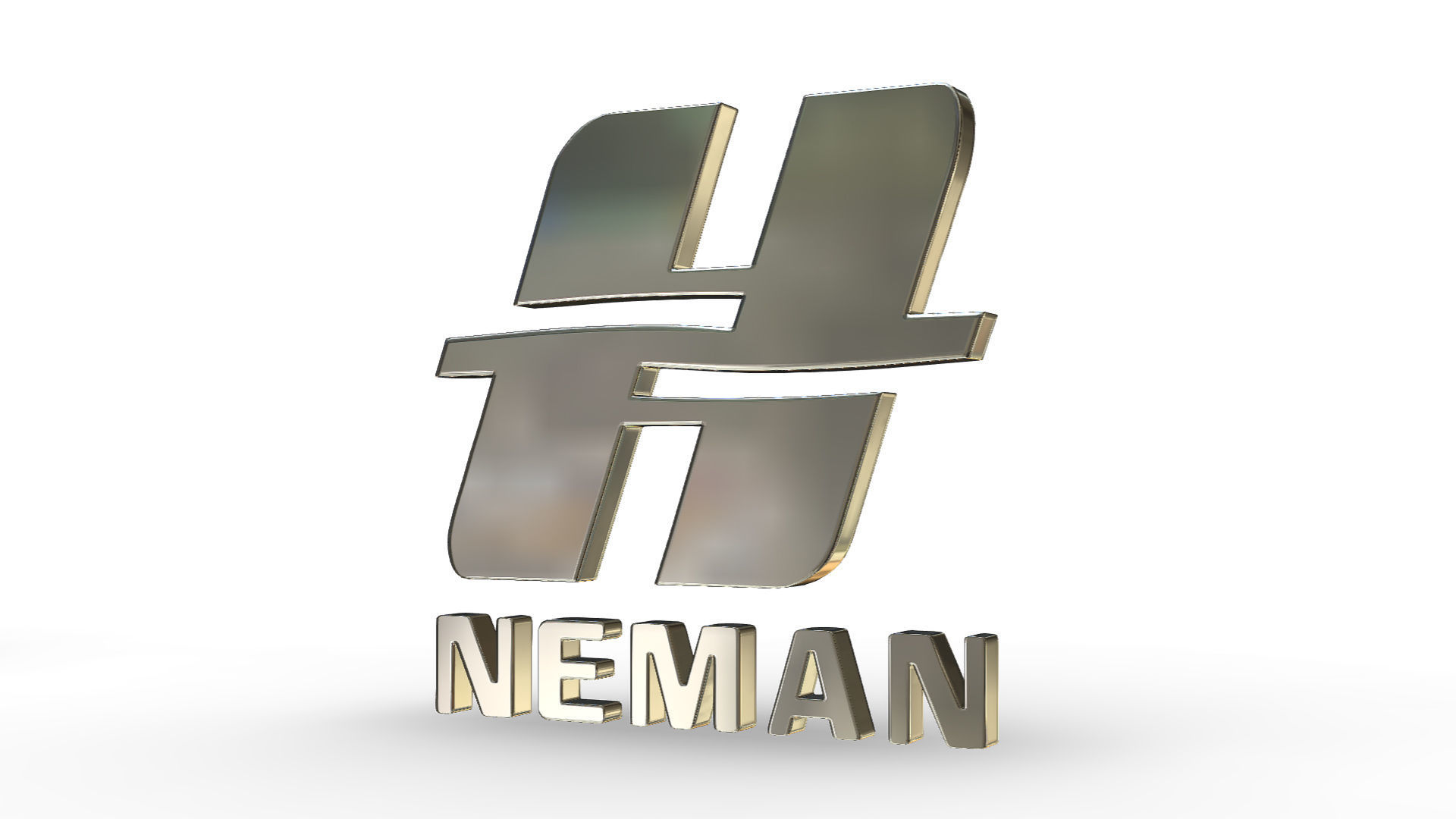 neman logo 3D model_2