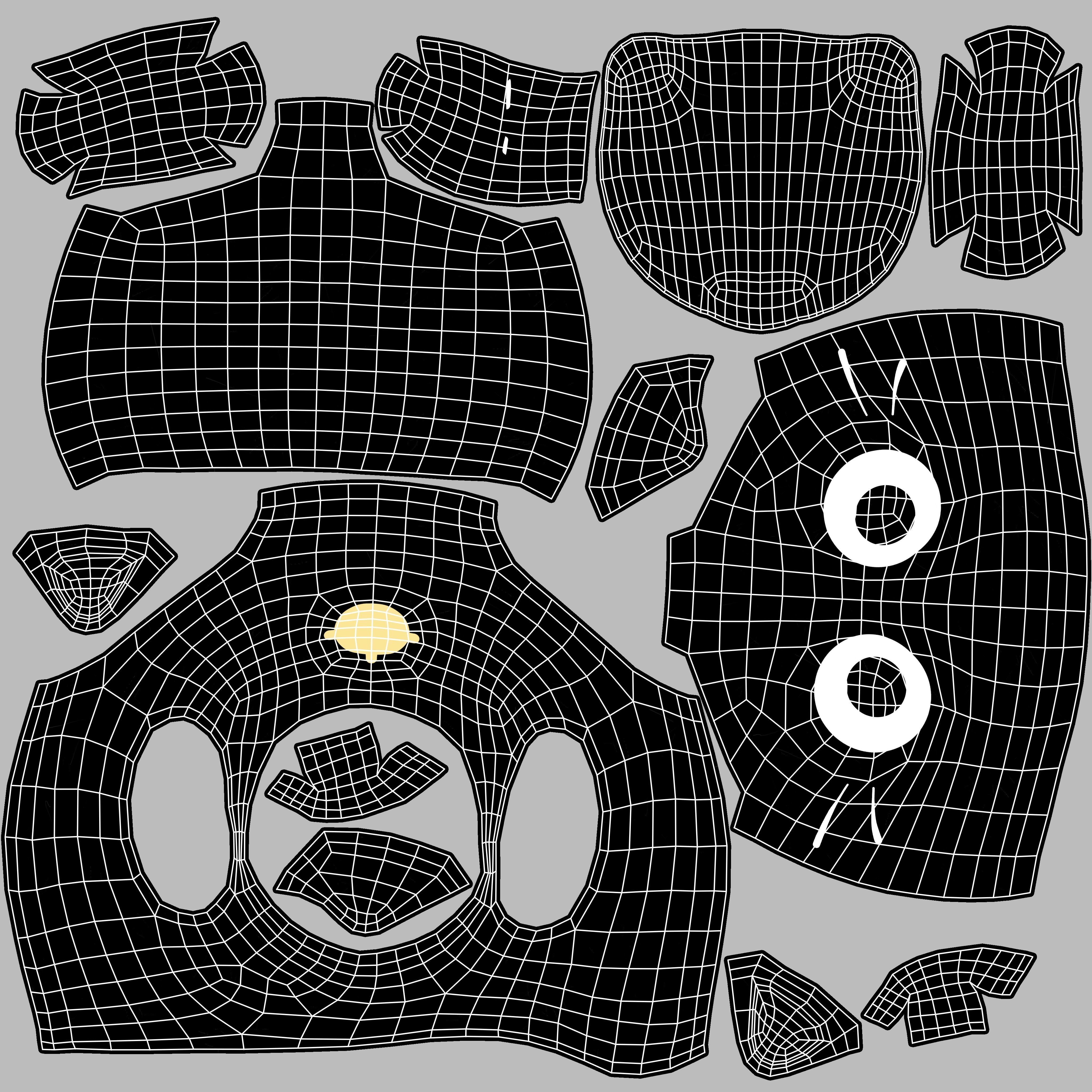 Lucky fortune cat Low-poly 3D model_20