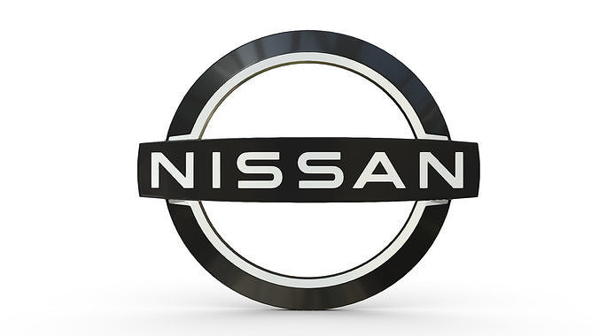 nissan logo 3D model