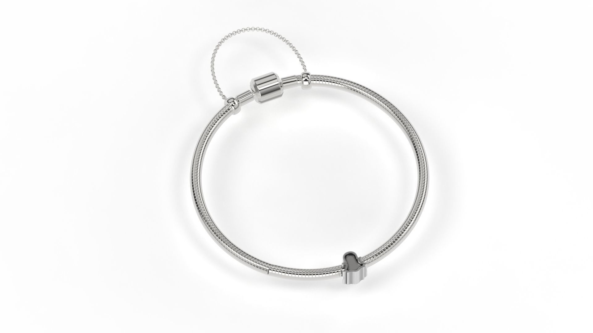 Snapchat Charm 3D print model_4