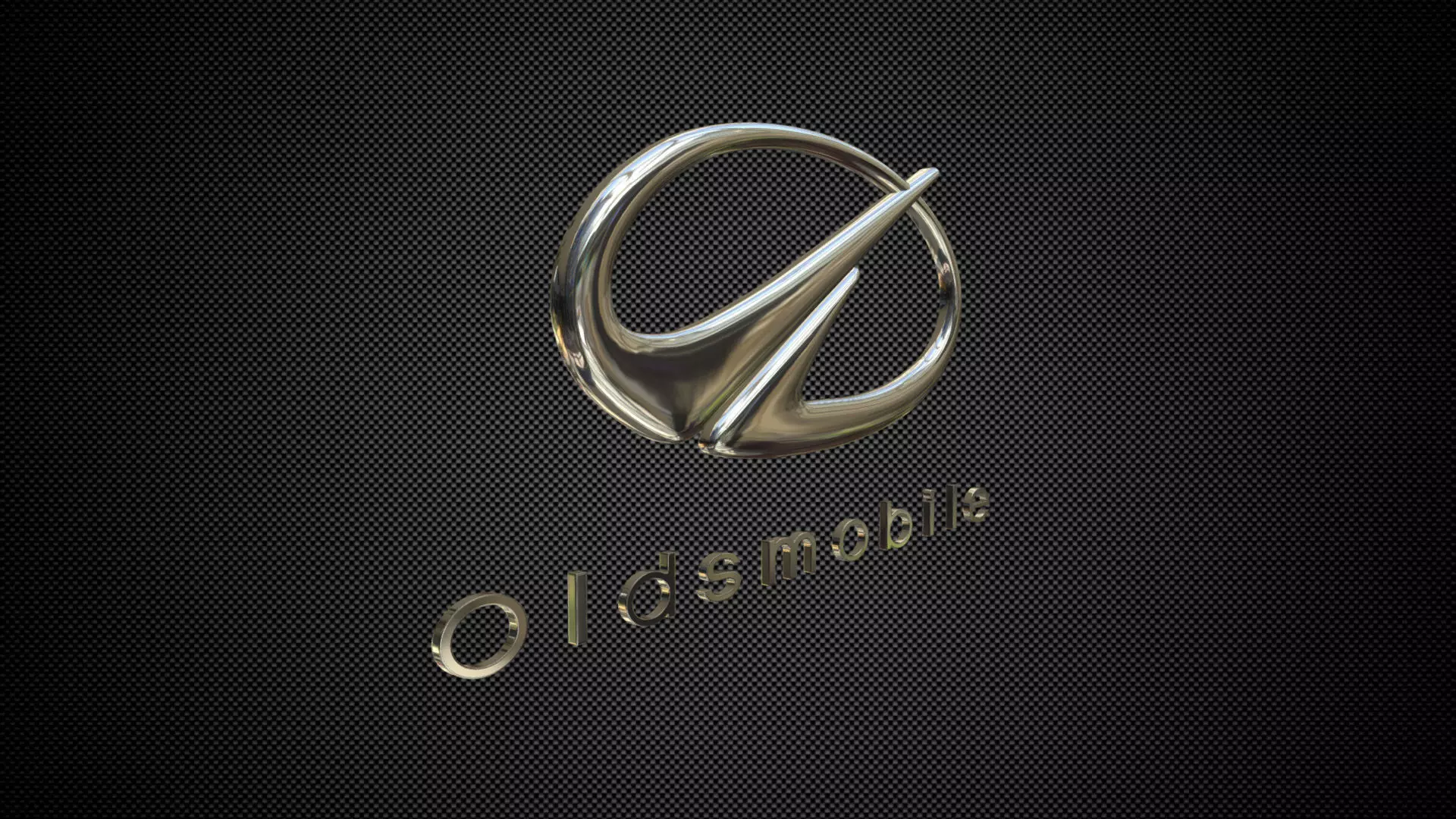 oldsmobile logo 3D model_0