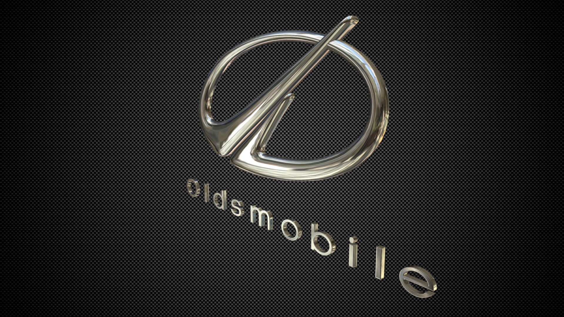 oldsmobile logo 3D model_5