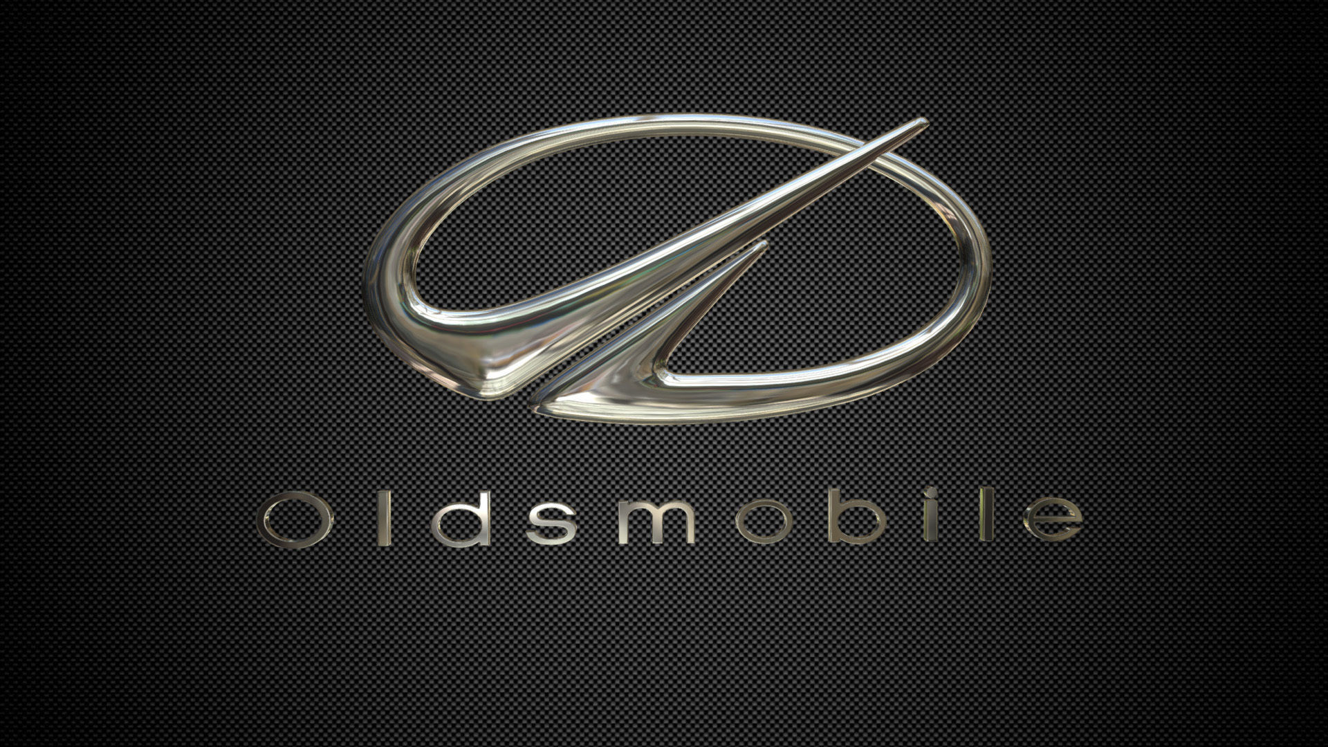 oldsmobile logo 3D model_1