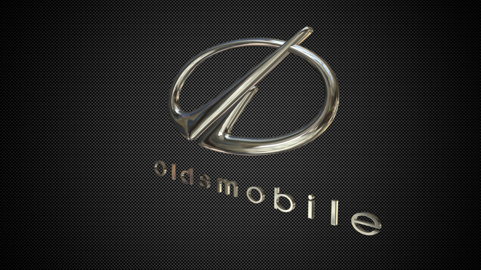 oldsmobile logo 3D model_2