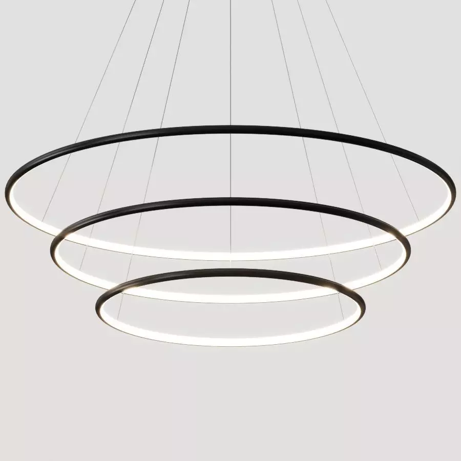 Altavola Design LED Rings No 3 Pendant Lamp 3D model_0