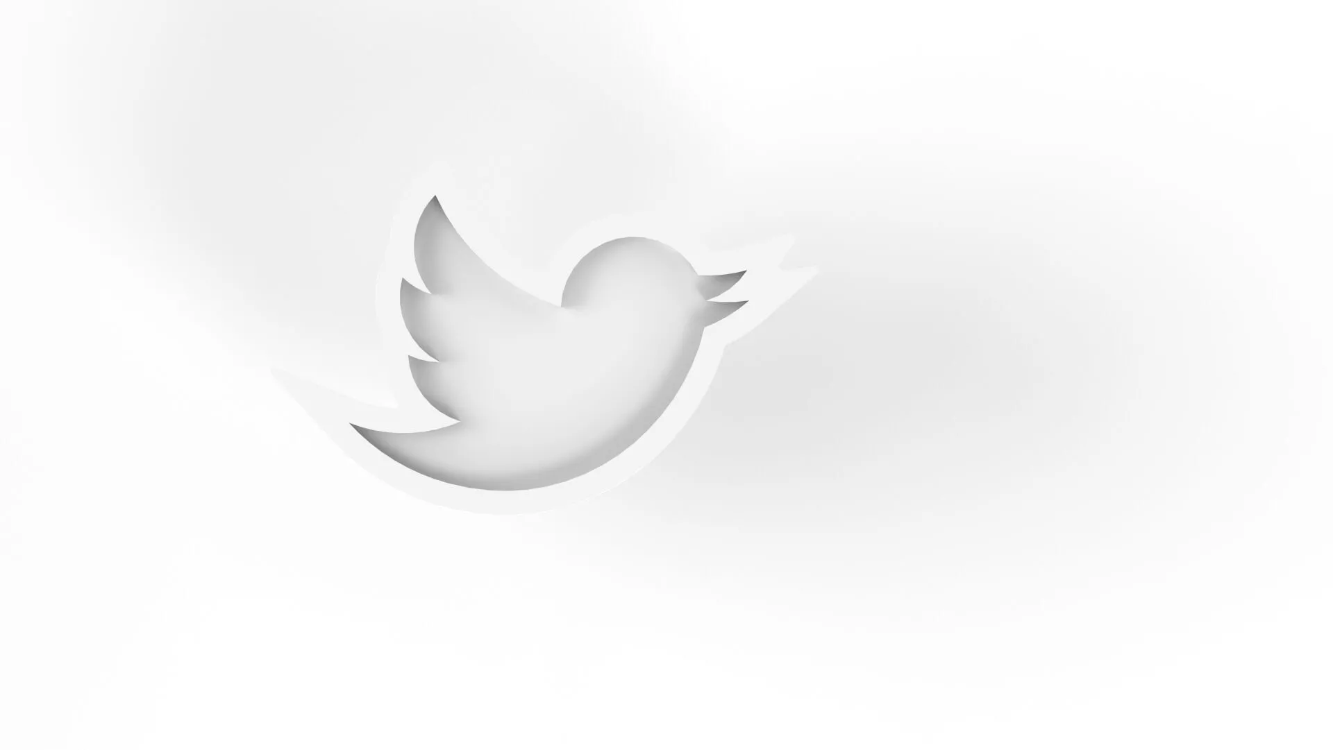 twitter Charm 3D print model