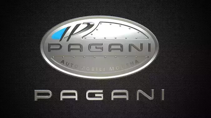 pagani logo 3D model