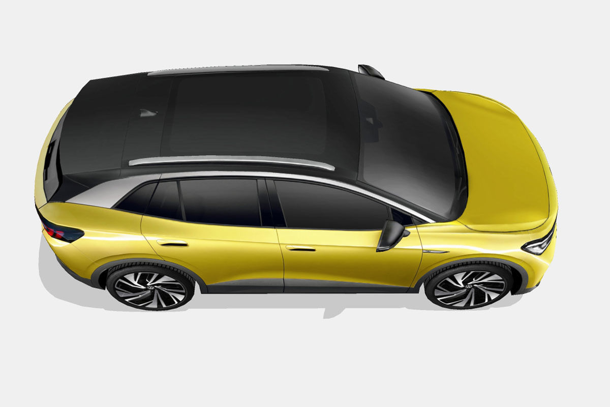 Volkswagen ID4 2021 Low-poly 3D model_13