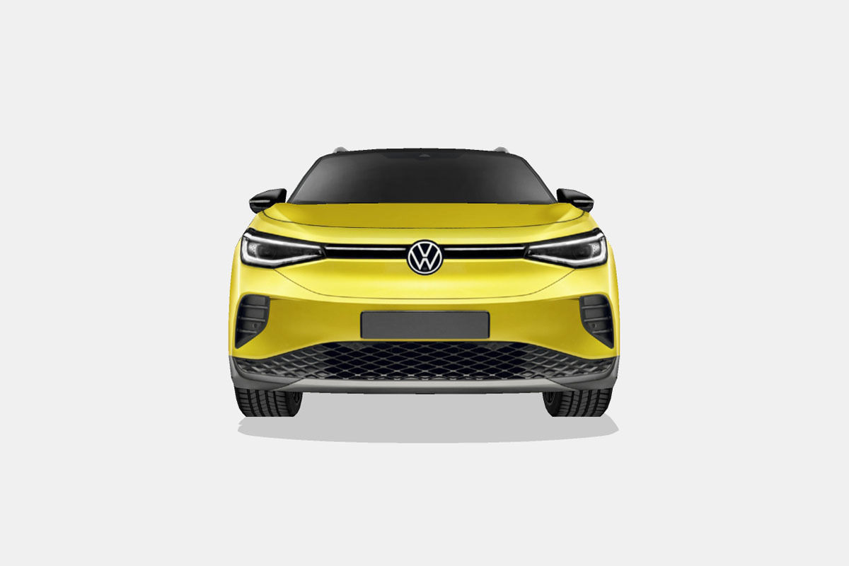 Volkswagen ID4 2021 Low-poly 3D model_3