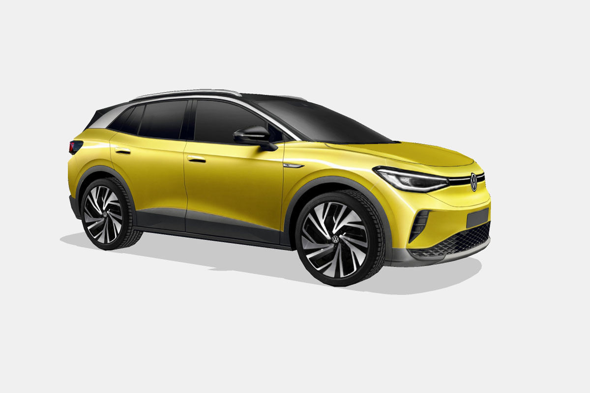 Volkswagen ID4 2021 Low-poly 3D model_15