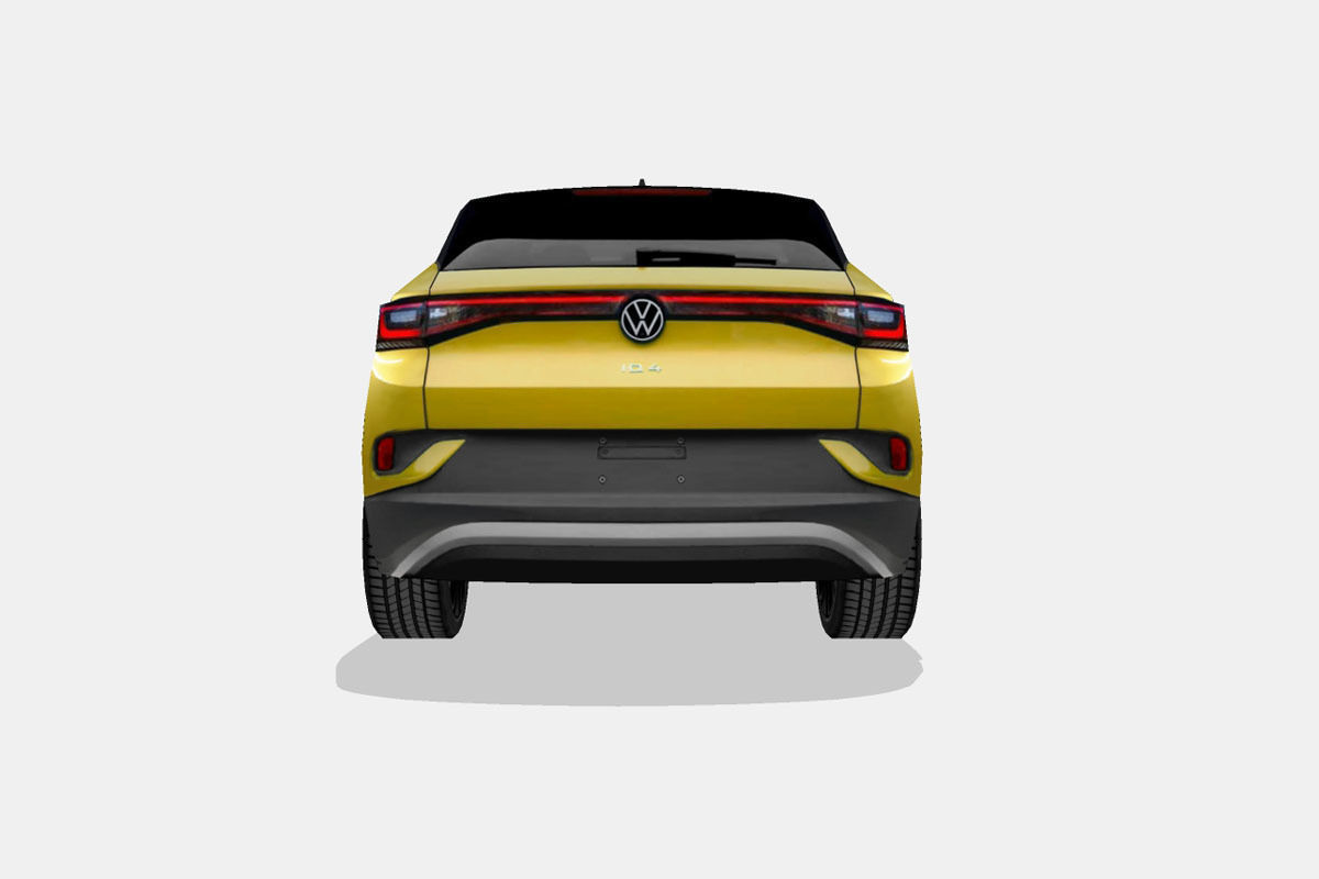 Volkswagen ID4 2021 Low-poly 3D model_8