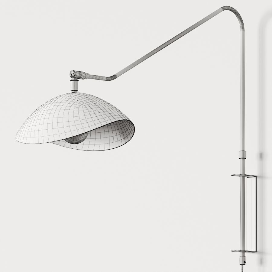 Luminaire Authentik Coquelicot Wall Lamp 3D model_3