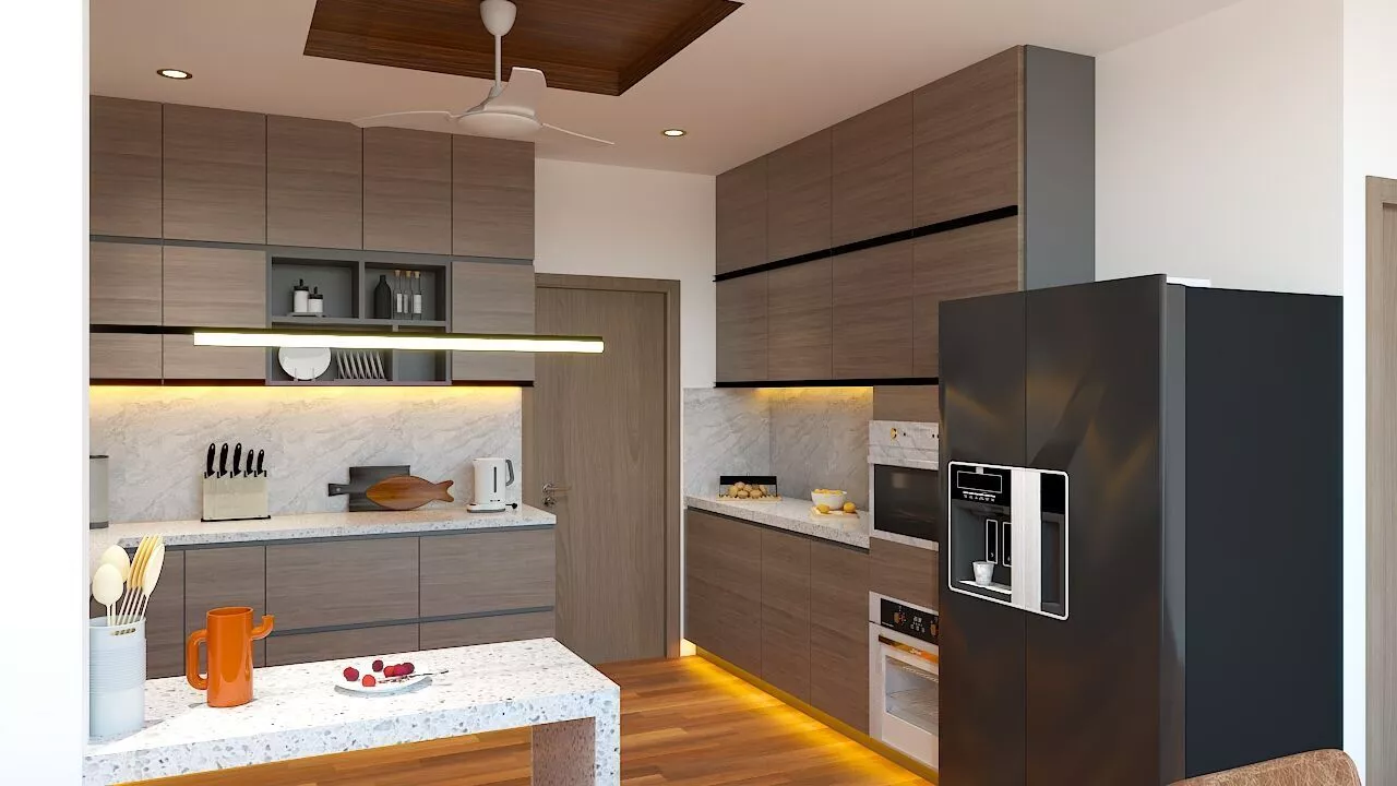 3D model Modular Kitchen Design - 1 VR / AR / low-poly | CGTrader