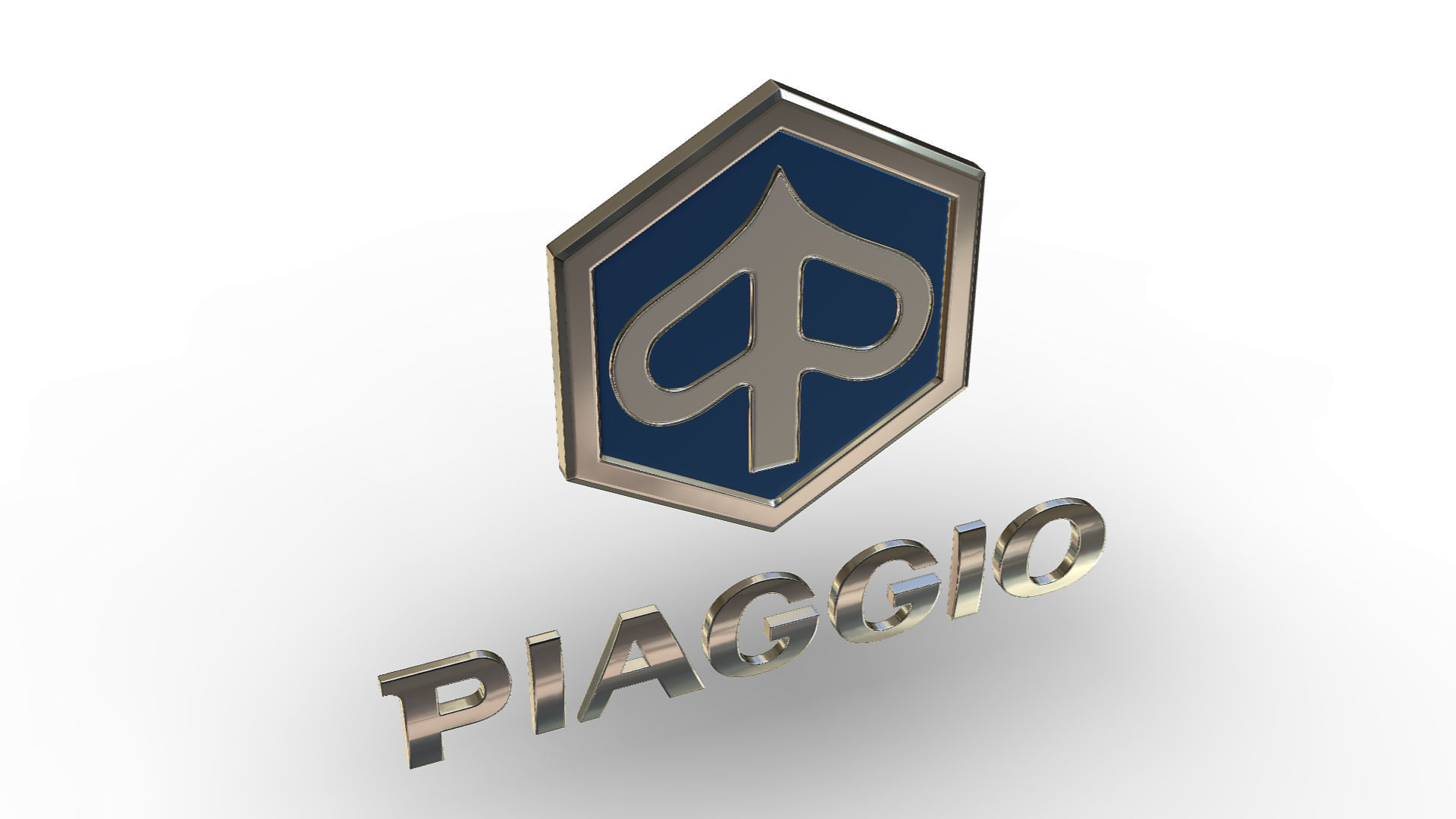 piaggio logo 3D model_3