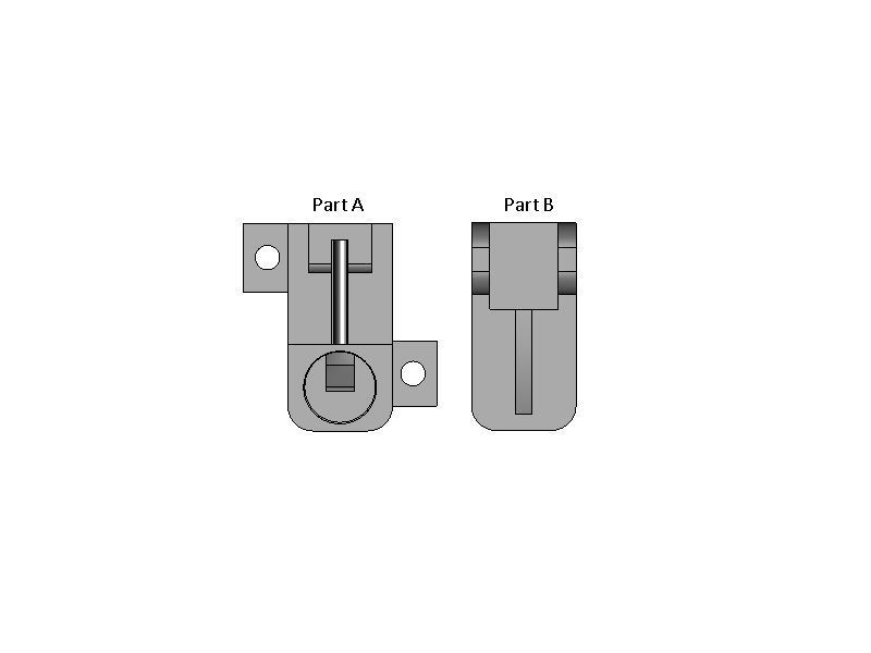 SPST Momentary Small Switch 3D print model_1