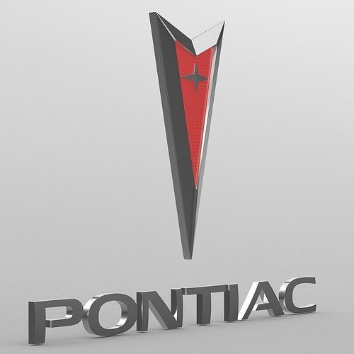 pontiac logo 3D model