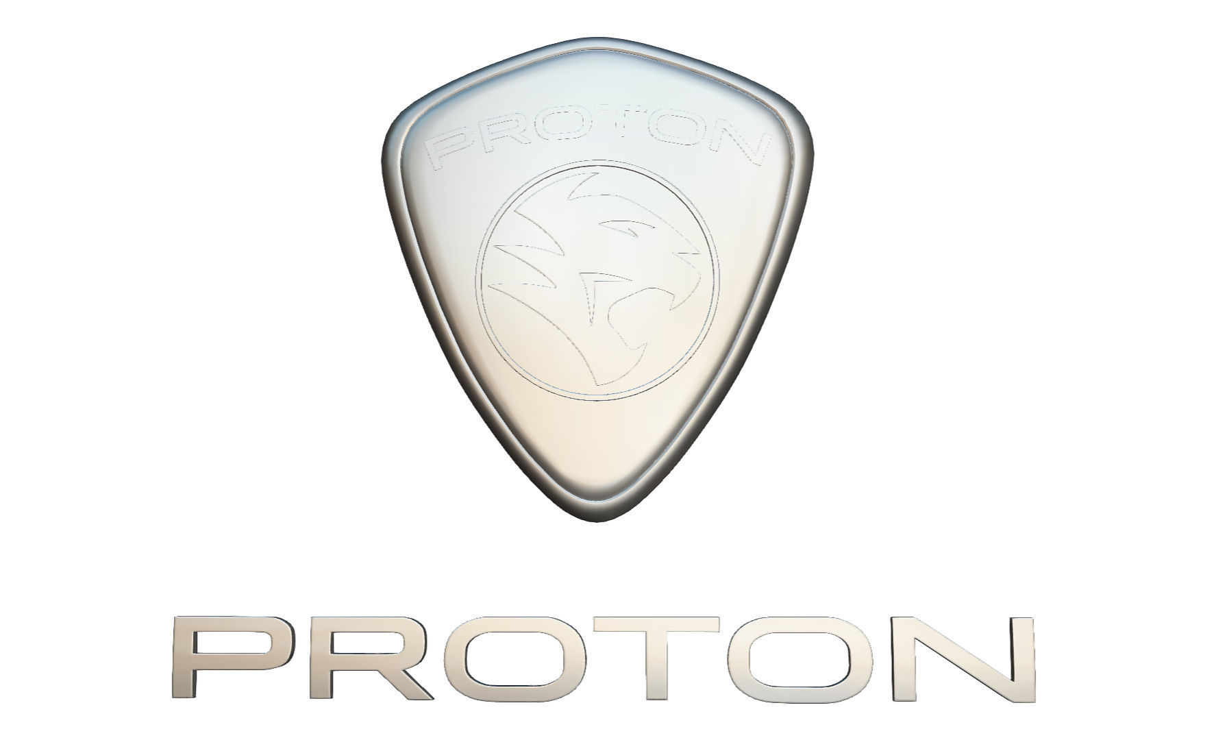 proton logo 3D model_5