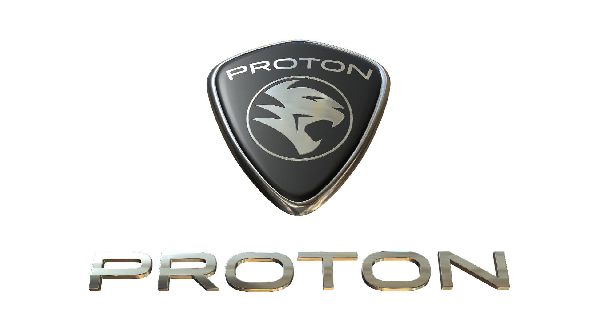 proton logo 3D model_4