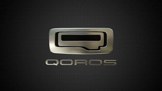 qoros logo 3D model