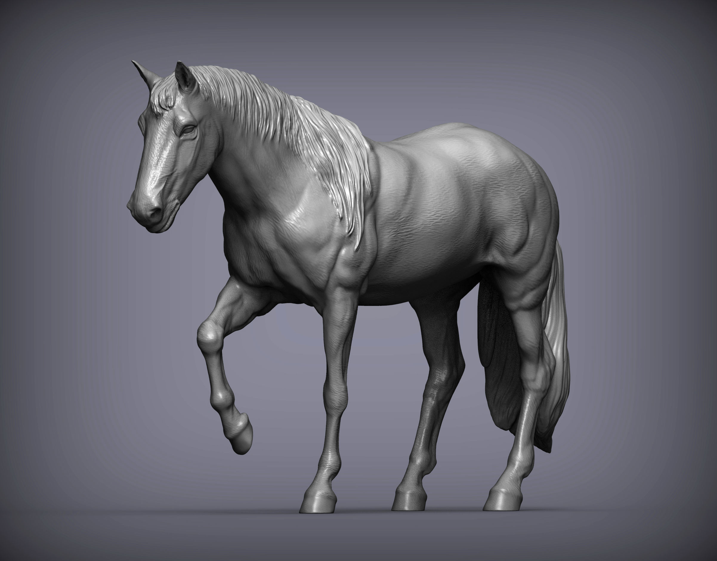 Horse 3D print model_1