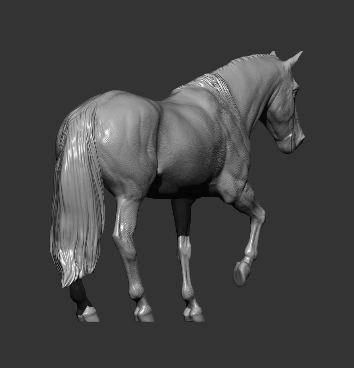 Horse 3D print model_4