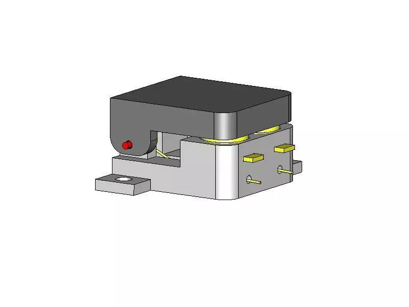 SPDT Momentary Small Switch 3D print model_0