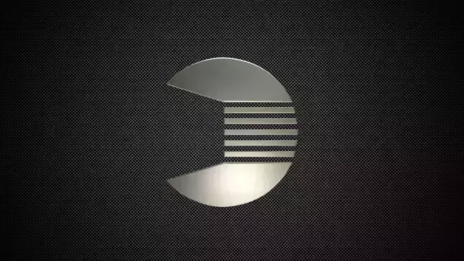 quant logo 3D model