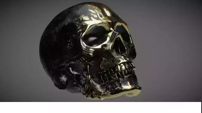 golden skull 