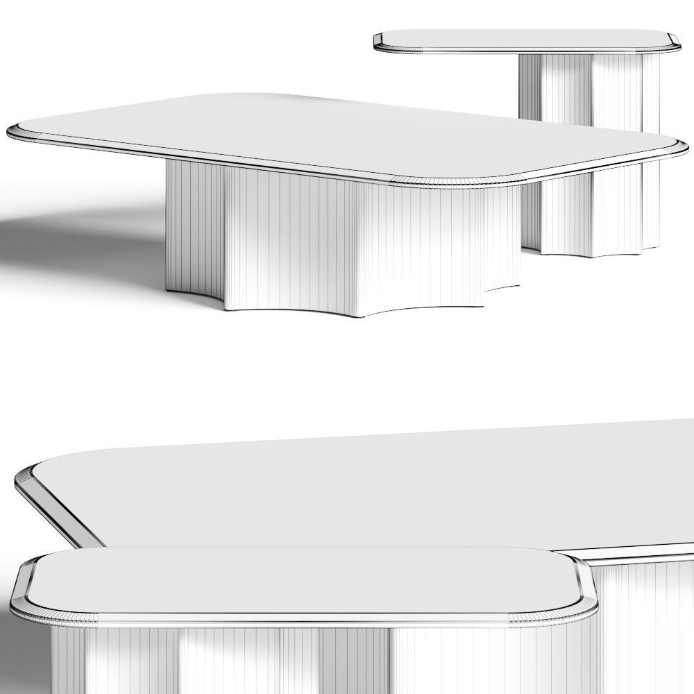 Cantori Florio Coffee Tables 3D model_1