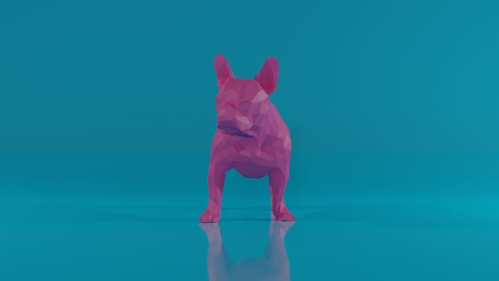 French Bulldog - 3D print model 3D print model_2
