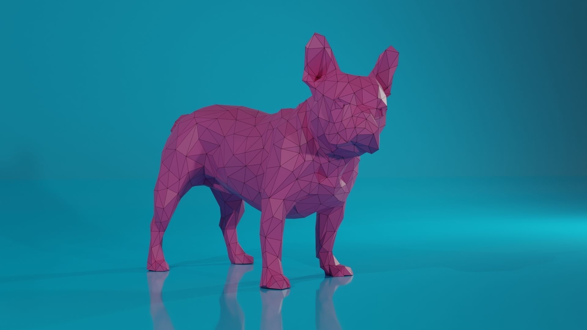 French Bulldog - 3D print model 3D print model_1