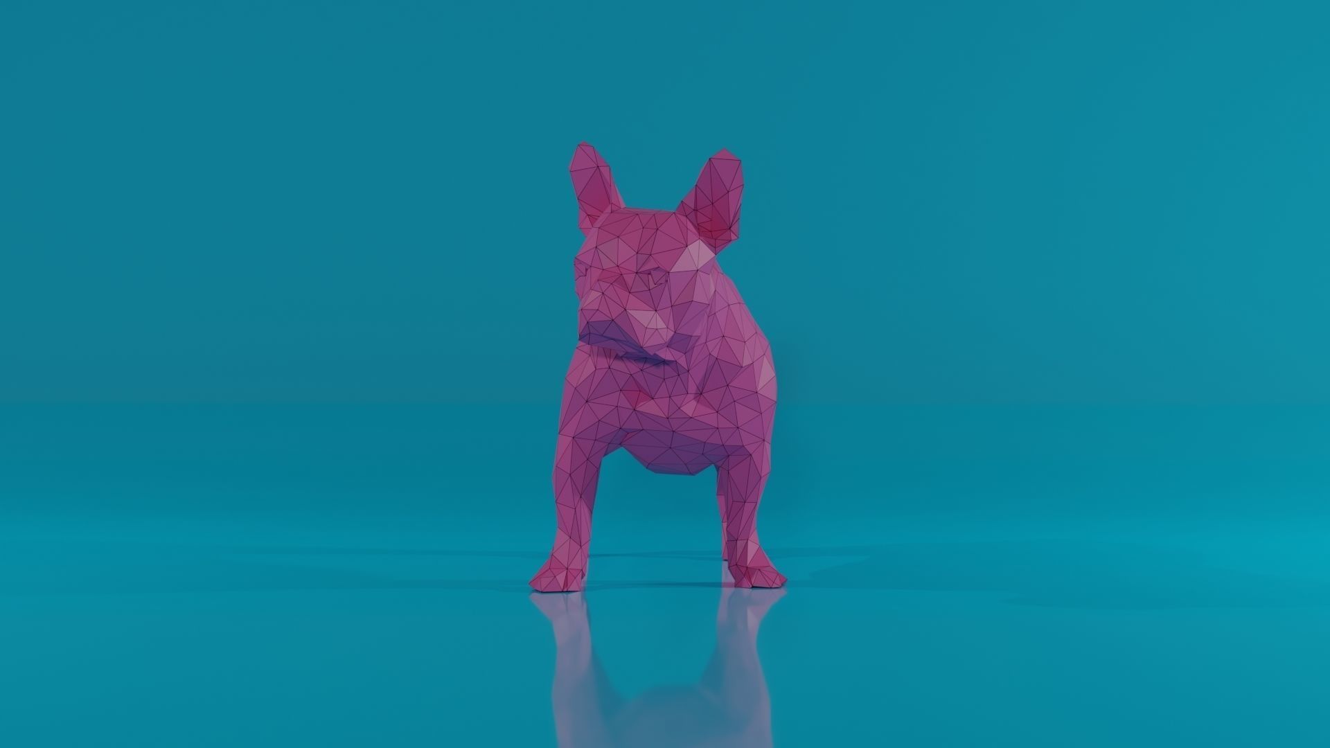 French Bulldog - 3D print model 3D print model_3