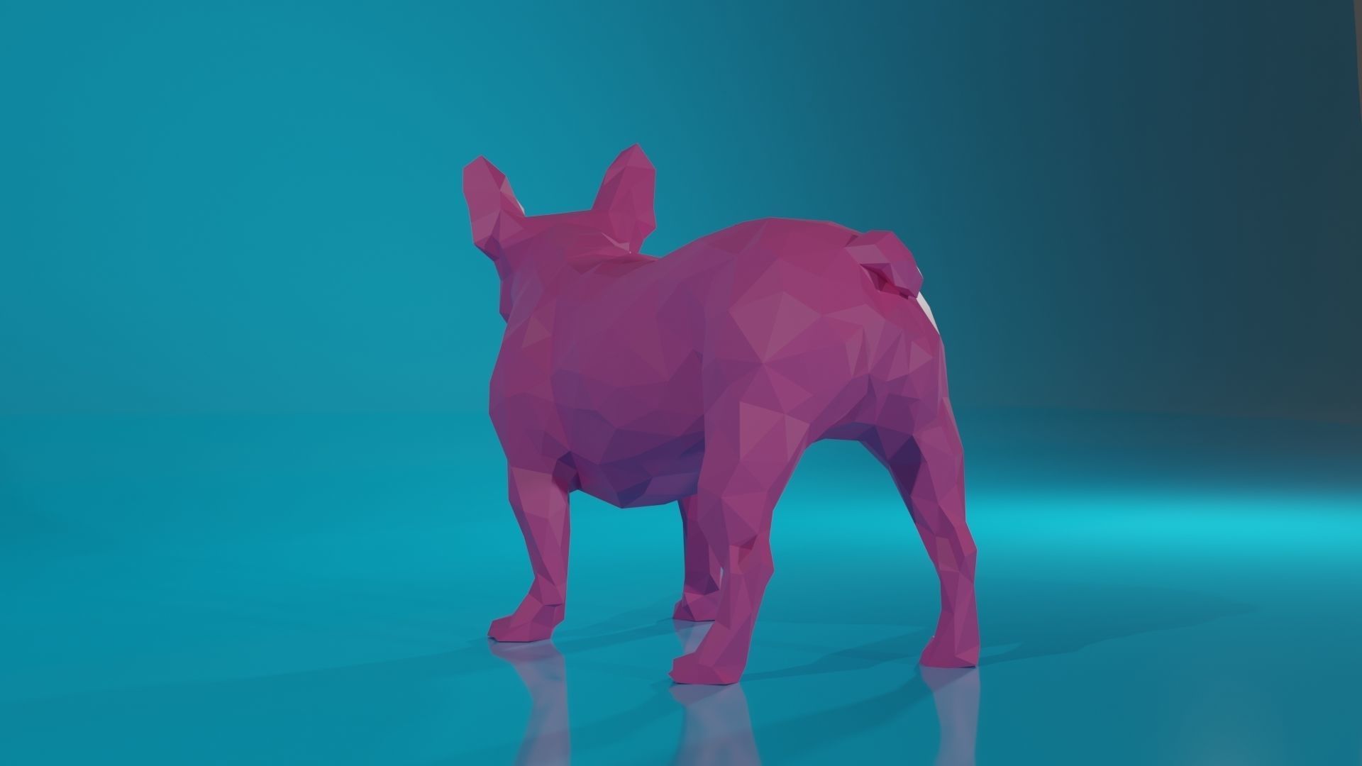 French Bulldog - 3D print model 3D print model_4