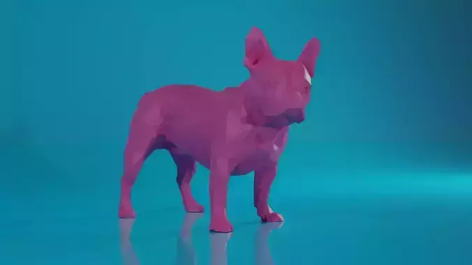 French Bulldog - 3D print model 3D print model