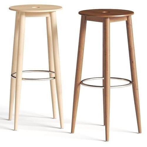 Ondarreta Oto Bar Stool 3D model
