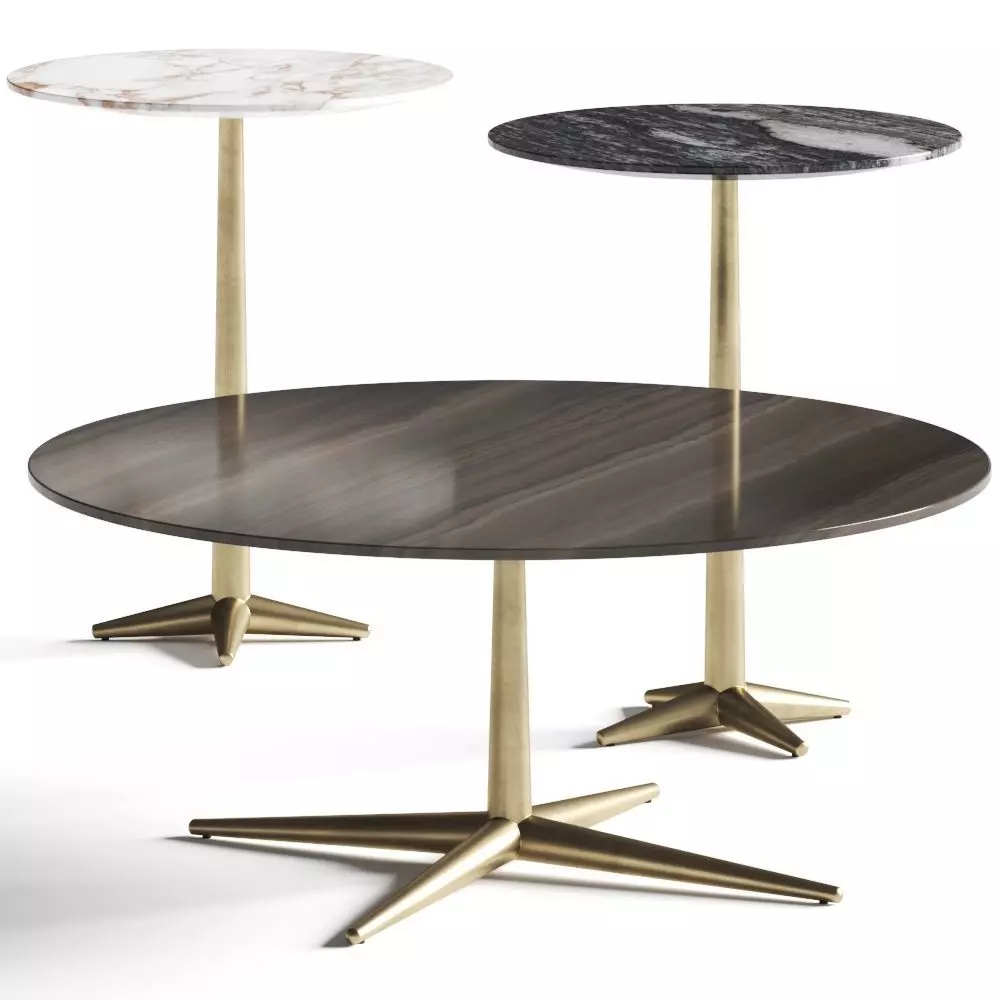 Cantori City Coffee and Side Table 3D model_0