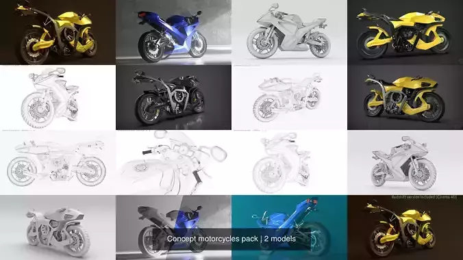 Concept motorcycles pack