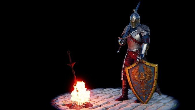 Faraam Knight armor 3D print model