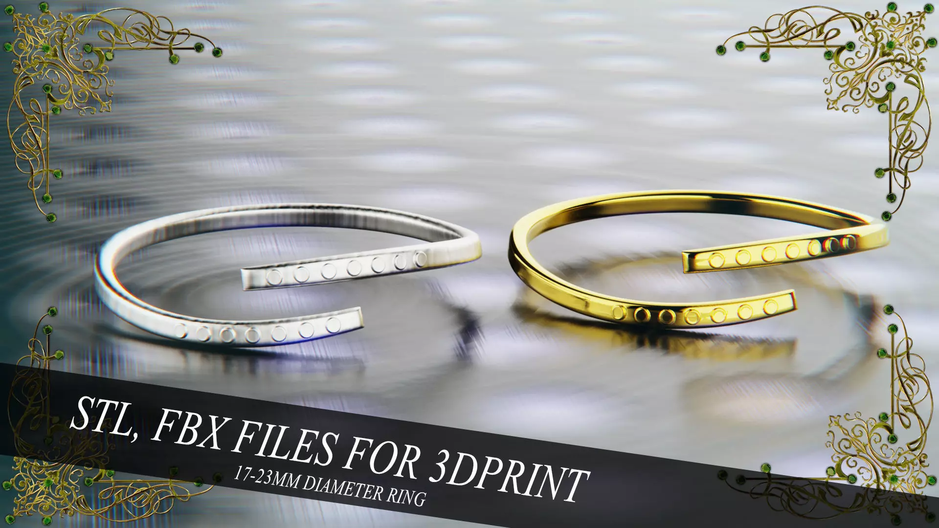 Casual Ring for 3d Print 3D print model