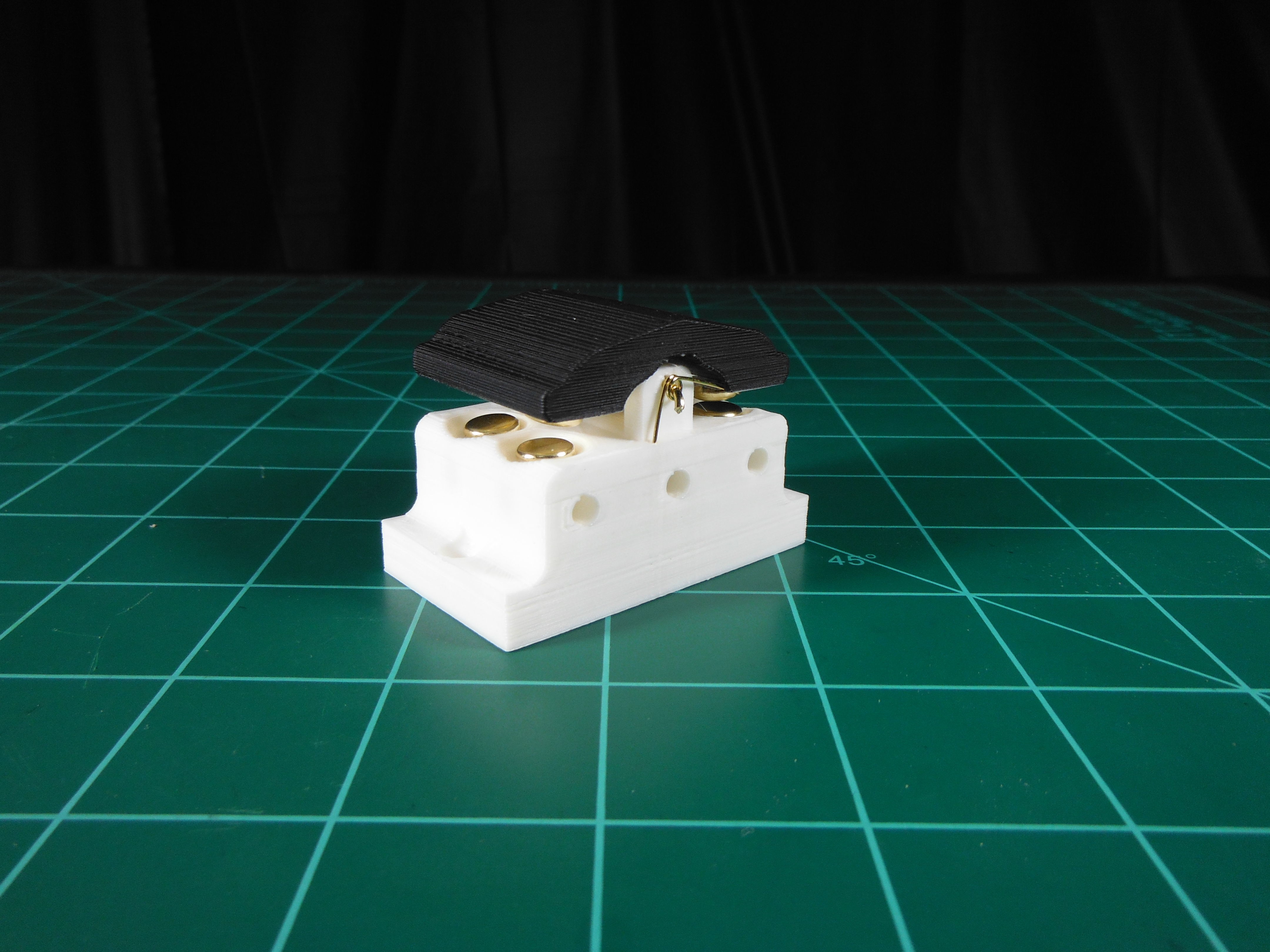 DPDT Momentary Screw Switch 3D print model_1