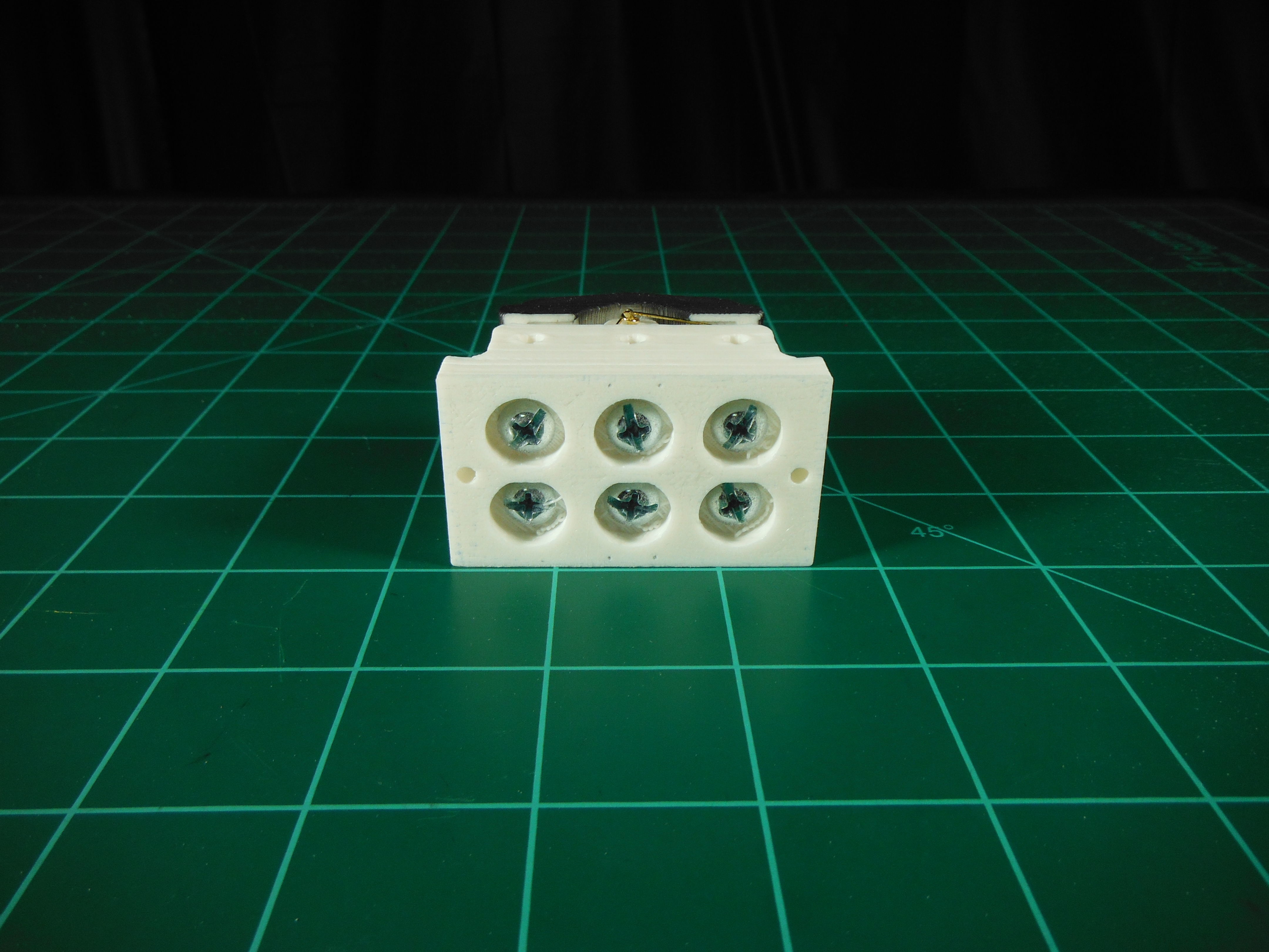DPDT Momentary Screw Switch 3D print model_3